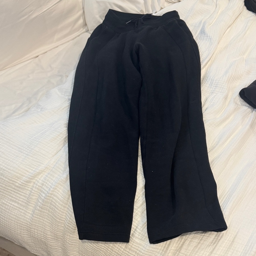 LULULEMON scuba wide leg pant tall length black XS